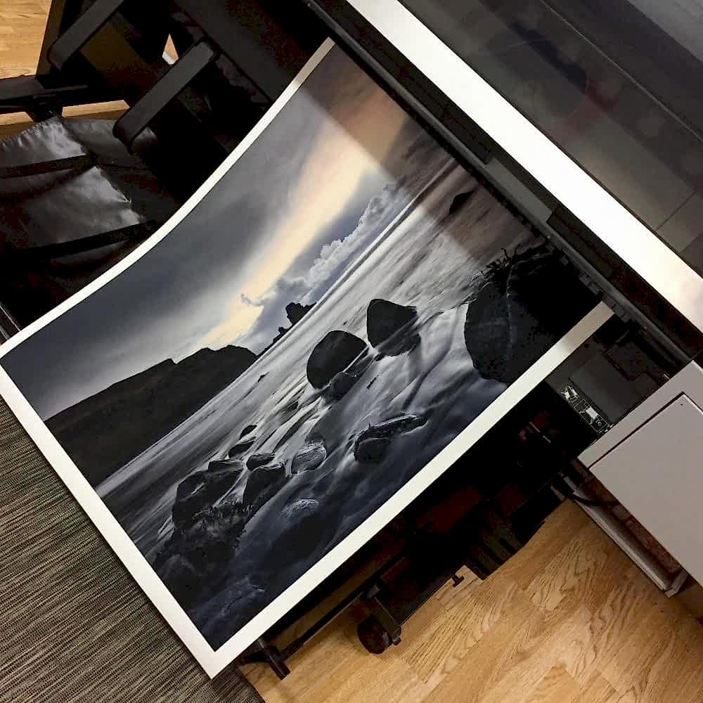 Siyah Beyaz Pigment Fotoğraf Baskı