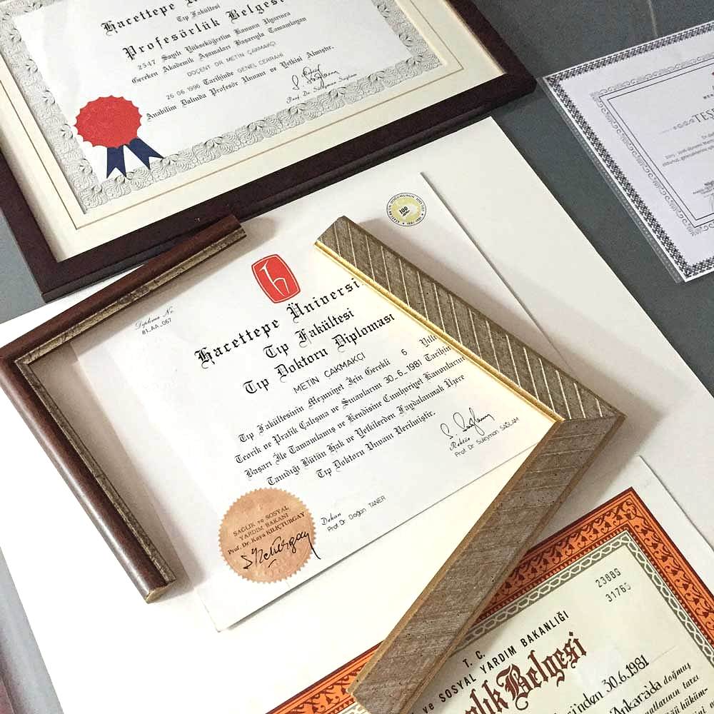 Döküman (Sertifika / Diploma) Çerçeve Uygulamaları